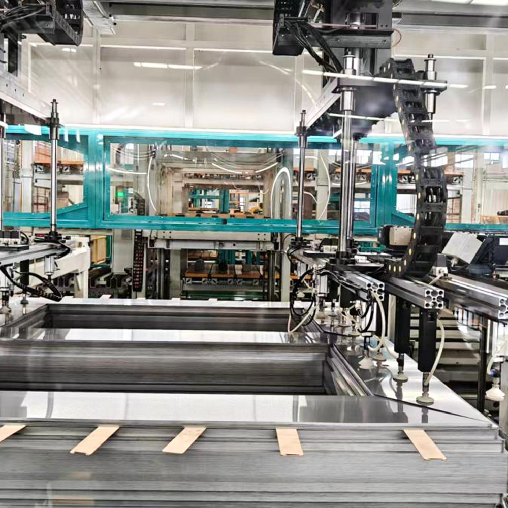 ZXD-440 สายการผลิตเรียงซ้อนแกนหม้อแปลงแบบอินไลน์อัตโนมัติ